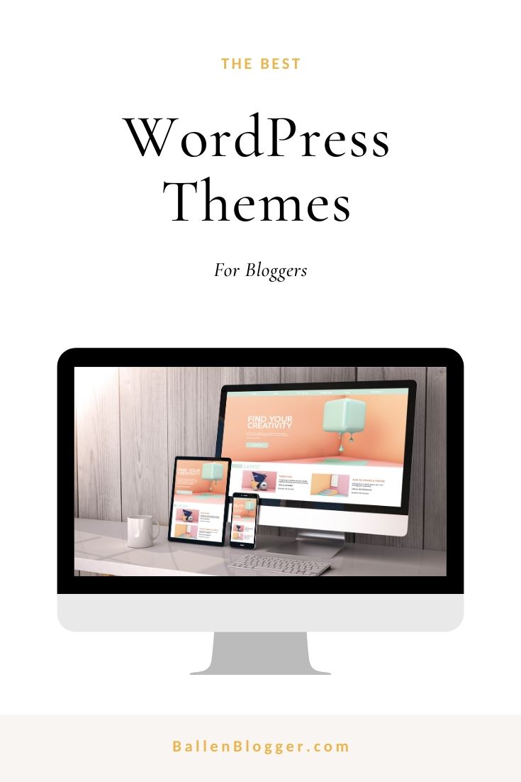 Find the best WordPress Themes, Mobile Responsive, Gutenberg Ready, Themes for bloggers, coaches, entrepreneurs, lifestyle bloggers and more.