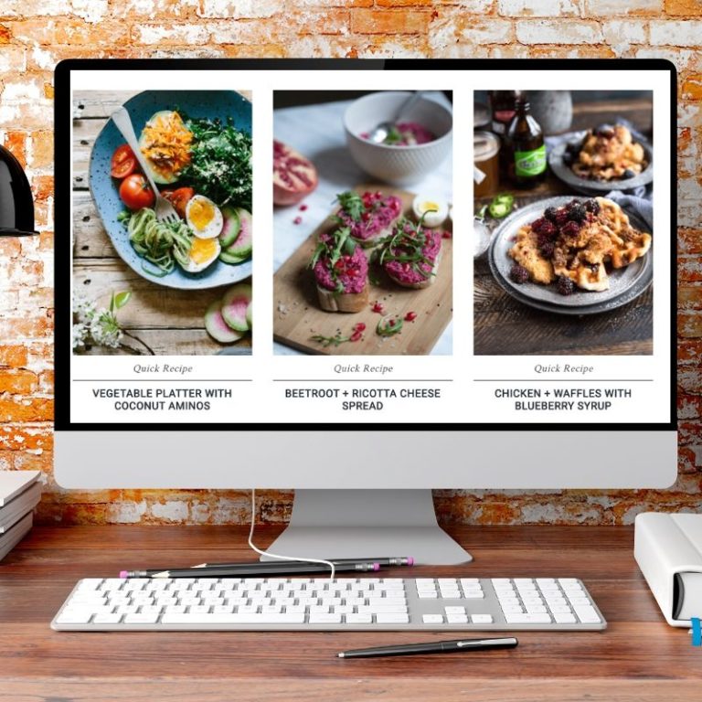 The 'Food Blogger' is a complete WordPress Website ready for you to get cooking! If you would like to build your own, we have tutorials on that as well. If you want to leave the techie stuff to us, we put the system together for you. We've got the perfect recipe.