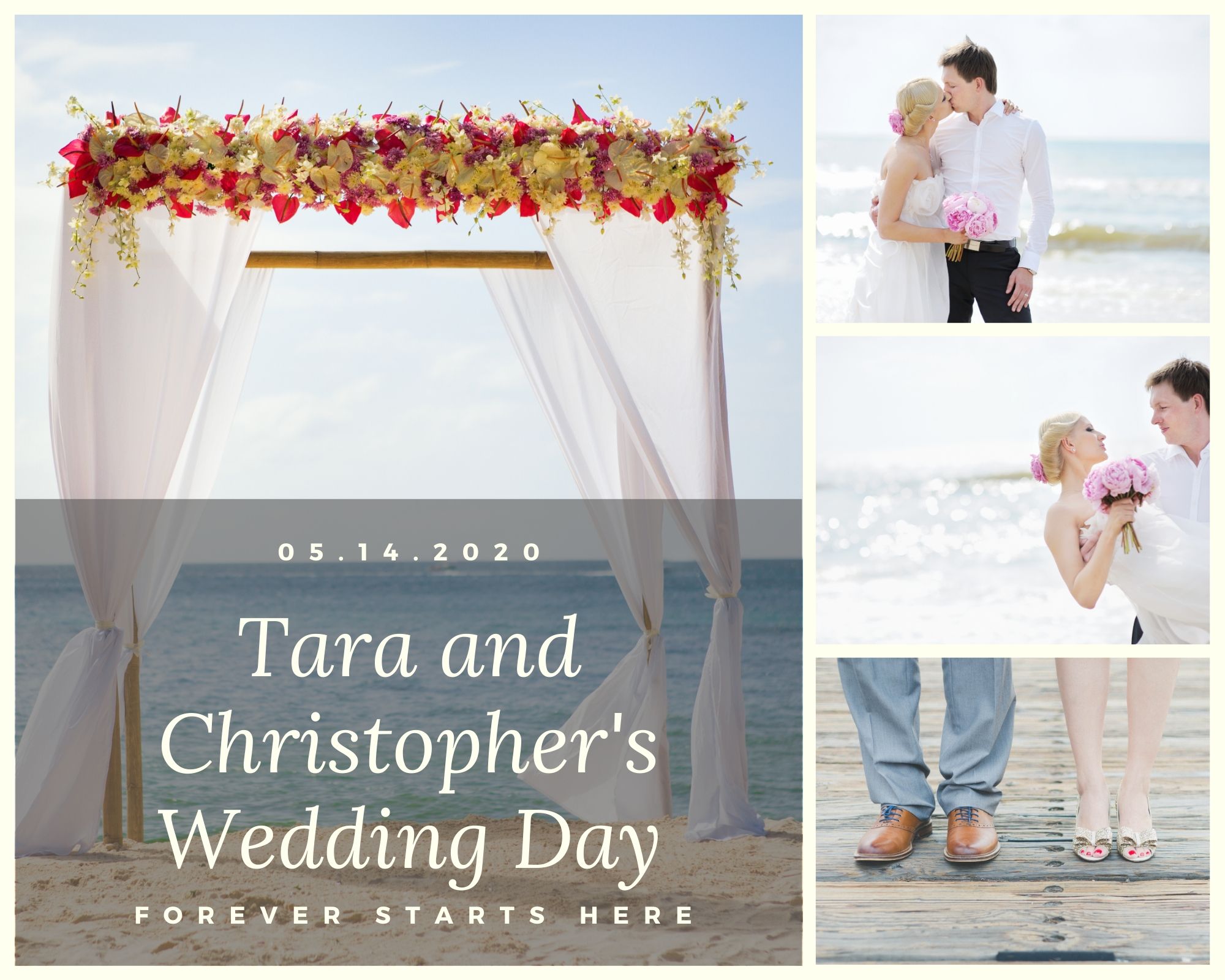 Wedding Photo Collages from Canva