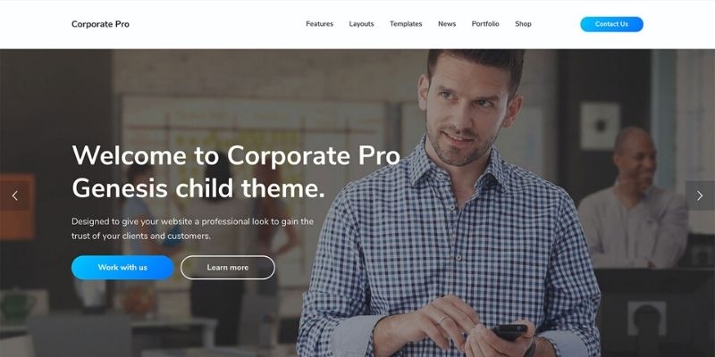 Corporate Pro is a smart investment for businesses wanting to make a lasting impression. Corporate Pro has raised the bar for Genesis child themes with its smart new features such as the One Click Demo Import, AMP support, and more.