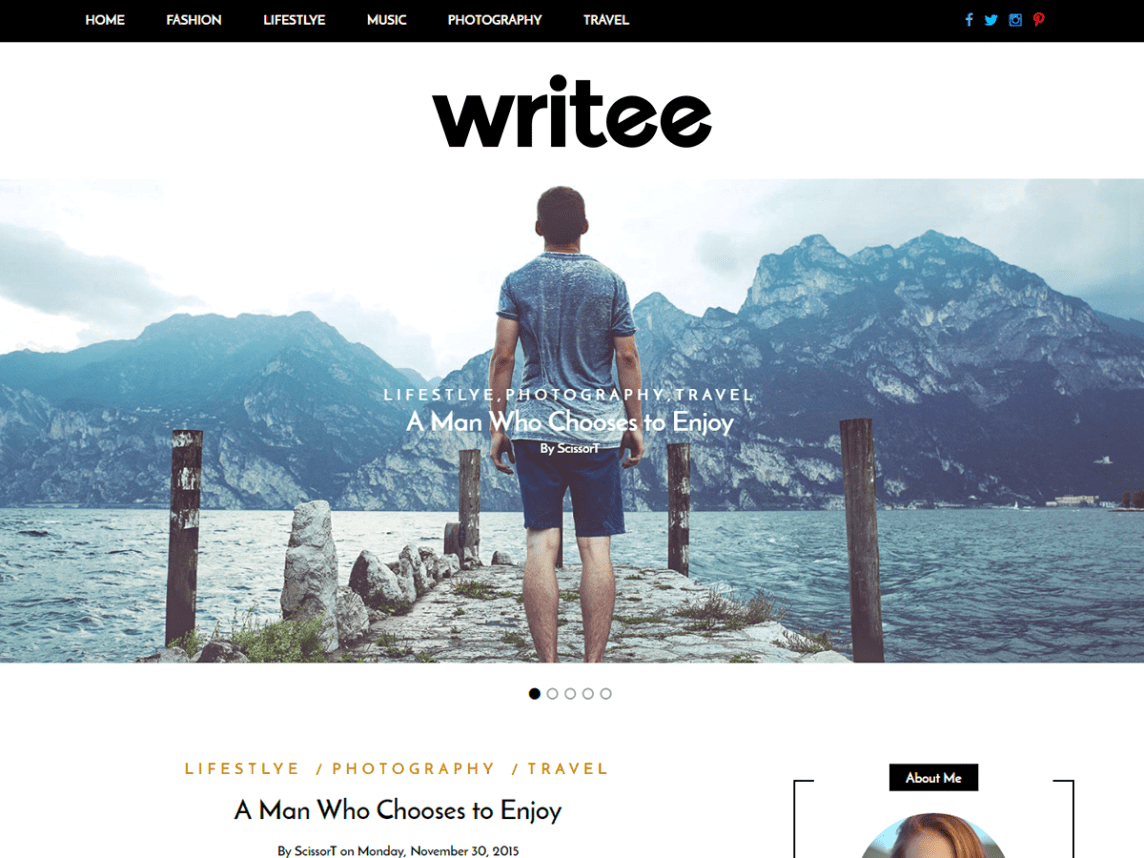 If you are looking for a theme designed for producing high-quality content, then Writee might be for you. 