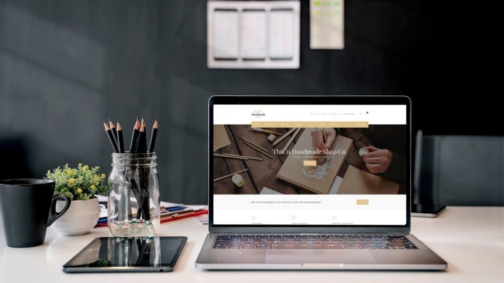 Handmade is a Themeforest theme designed for WooCommerce (which is built-in.) Less of a corporate design, this is an excellent theme for ETSY sellers and the like – clean, yet rustic. 