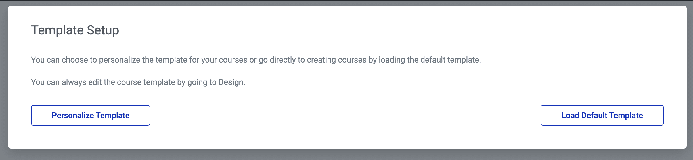 You can preview your courses page and you'll see that it's not yet offering courses as you haven't built any.