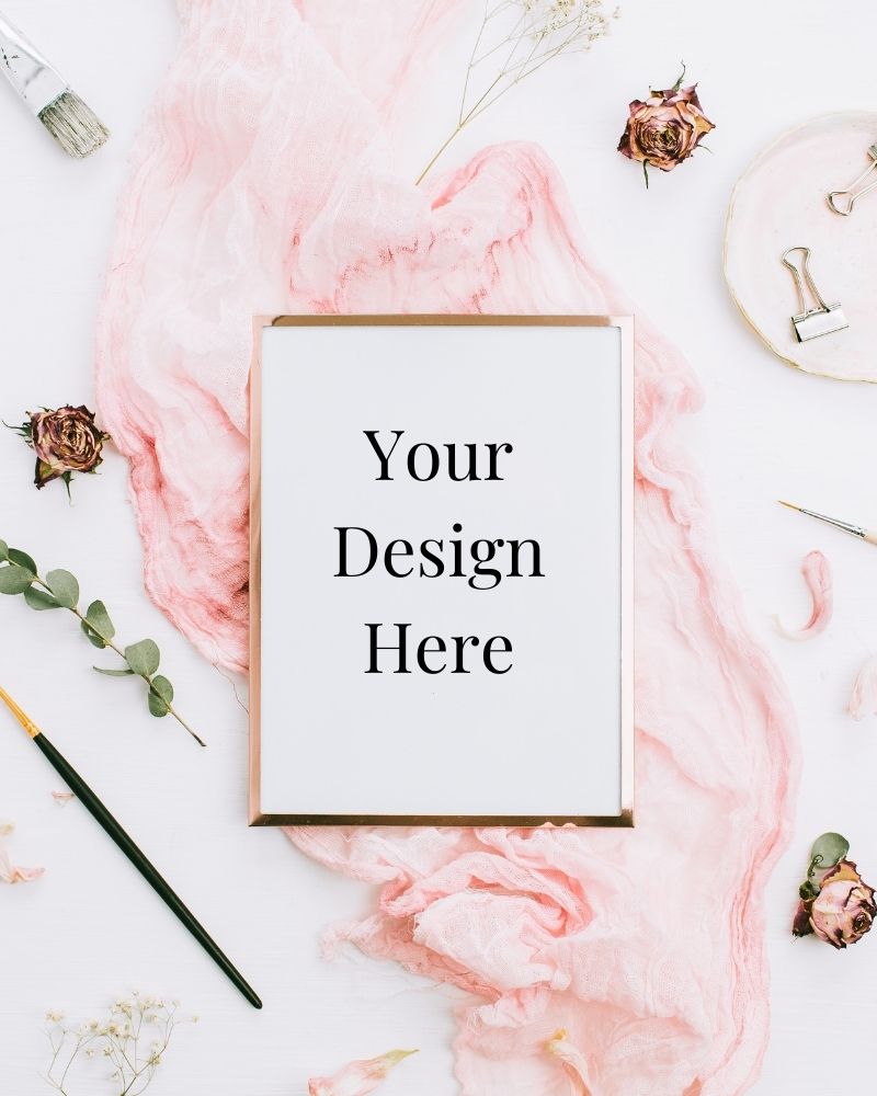 Your Design Here is on a website mockup
