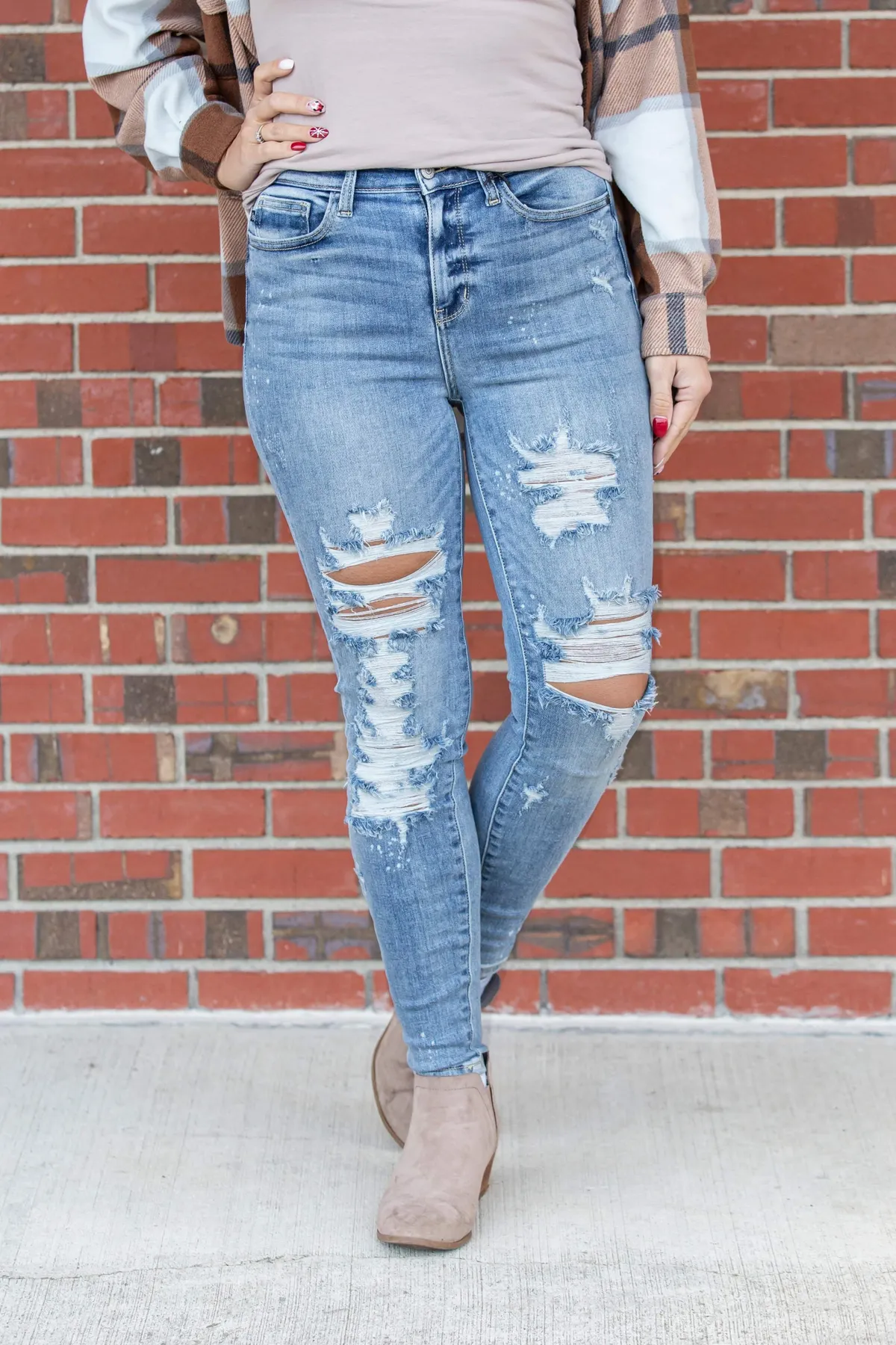 Judy Blue Distressed Jeans