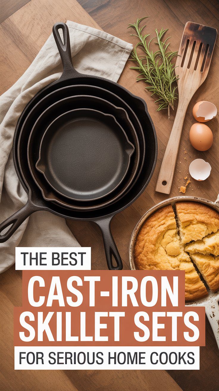 Discover top-rated cast-iron skillet sets designed for passionate home cooks—ideal for making everything from cornbread to savory egg dishes. Elevate your kitchen with durable, versatile cookware that every cast-iron enthusiast will love.
