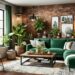 Boho Industrial Living Room Ideas & Inspiration