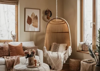 30 Best Boho Aesthetic Living Room Ideas