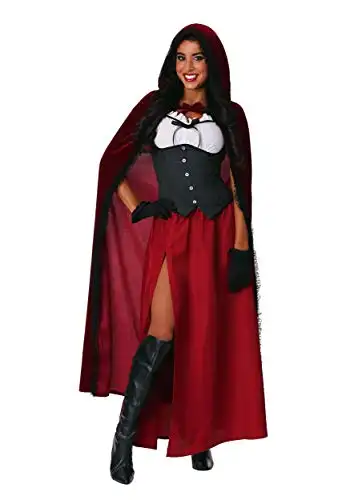 Fun Costumes Women's Plus Size Ravishing Little Red Riding Hood Costume, Fairytale Halloween Outfit 3X