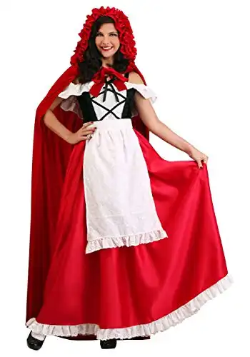 Fun Costumes Deluxe Womans Red Riding Hood for Adults Medium