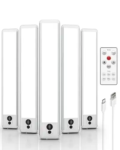 Under Cabinet Rechargeable Lights with Remote