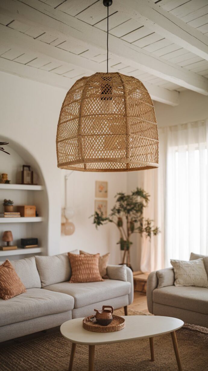 Beautiful view of Scandi Boho Minimalist Home Decor Inspiration