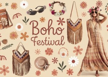 Elevate your festival fashion game with our boho style tips. Learn how to effortlessly layer jewelry, choose the perfect maxi dress, and top off your look with must-have accessories.