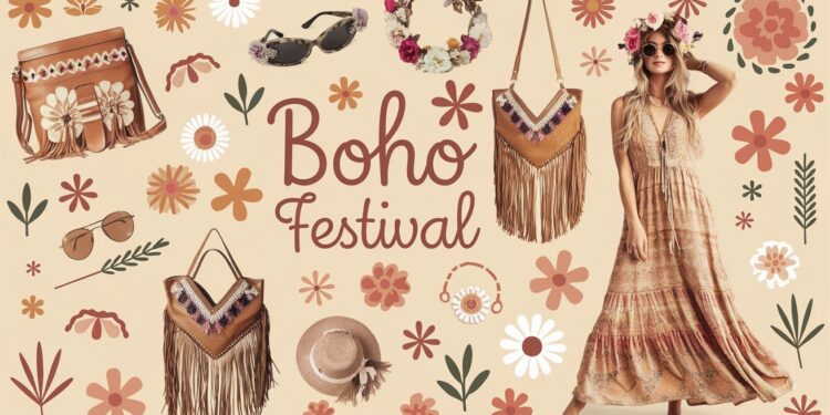 Elevate your festival fashion game with our boho style tips. Learn how to effortlessly layer jewelry, choose the perfect maxi dress, and top off your look with must-have accessories.
