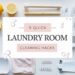 Transform your laundry room with these 9 simple hacks! From DIY dryer vent brushes to essential oil dryer balls, discover clever tips to keep your space fresh, organized, and inviting. Say goodbye to clutter and hello to a clean, happy laundry day!
