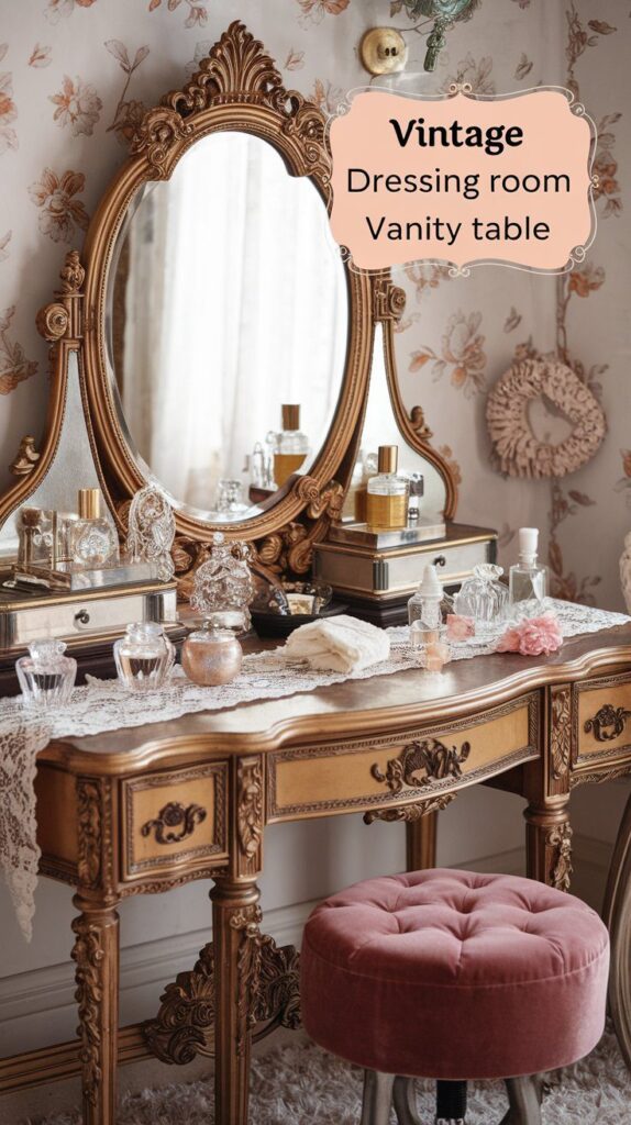 10 Gorgeous Ideas for a Vintage Dressing Room – Ballen Blogger