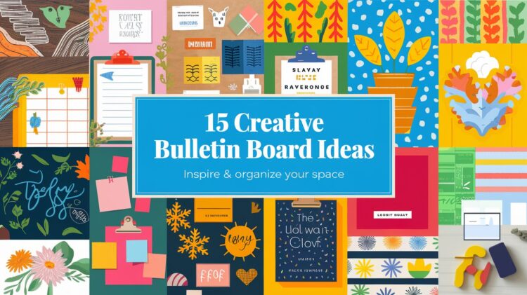 Discover a vibrant collage of creative bulletin board ideas perfect for both home and classroom settings. Featuring designs inspired by nature, abstract patterns, and motivational quotes, this collection aims to inspire and organize your space. Dive into 15 Creative Bulletin Board Ideas to transform your environment with style and purpose.