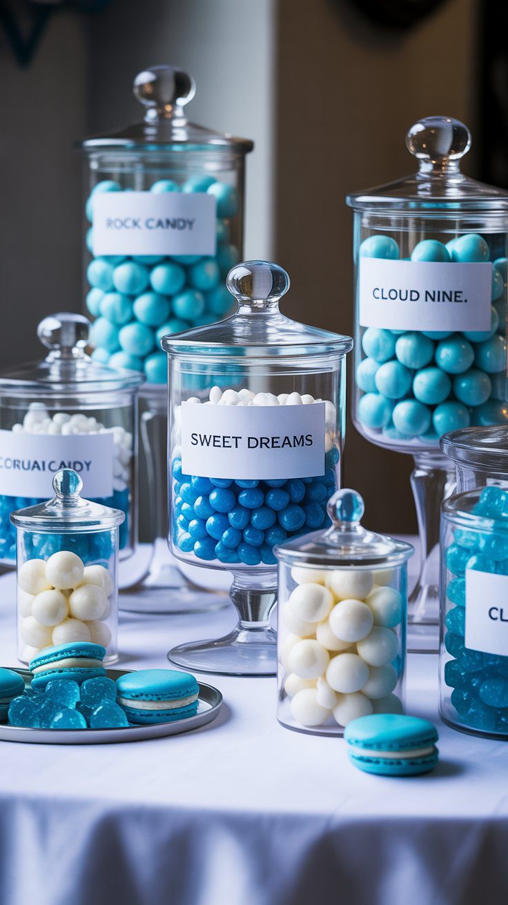 Create a stunning candy buffet with a single-color or two-tone palette. Get jar ideas, label tips, and candy picks for a photo-worthy dessert table. Perfect for weddings, birthdays, and showers. 