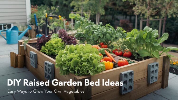 Transform your patio into a flourishing oasis with a DIY raised garden bed, teeming with vibrant vegetables like lettuce, tomatoes, and bell peppers. Discover effortless steps to cultivate your own produce and enjoy the convenience of fresh ingredients right at home.