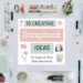 A flat lay of various scrapbooking materials, including papers, photos, flowers, scissors, and pens. At the center is a book titled 15 Creative Scrapbook Ideas to Capture Your Best Memories.