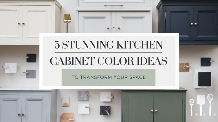 Transform your kitchen with these 5 stunning cabinet color ideas! From soothing creams and grays to vibrant greens and deep blues, these hues promise to invigorate your space. Explore the perfect palette for a stylish update that combines elegance with creativity.