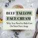 Discover the unexpected skincare trend that’s gaining buzz: Beef Tallow Face Cream. This intriguing product combines traditional ingredients with modern beauty essentials, offering unique benefits for your skin. Set against a sophisticated marble backdrop and framed by elegant plant motifs, this new must-try promises to rejuvenate your routine with its surprising use of cow fat.