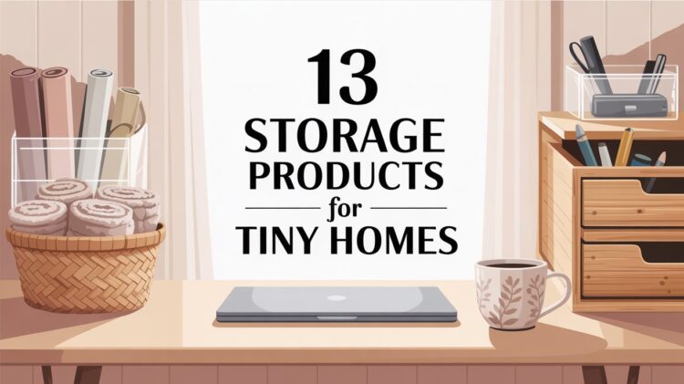 Discover clever storage solutions for small spaces, featuring organized desks with baskets, bins, and multifunctional accessories. Explore 13 expert tips to maximize efficiency and style in your tiny home.