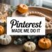 A cozy wooden farmhouse table styled with pumpkins, twinkling fairy lights, and rustic accents brings Pinterest inspiration to life—proving that social media trends truly can transform your home decor.