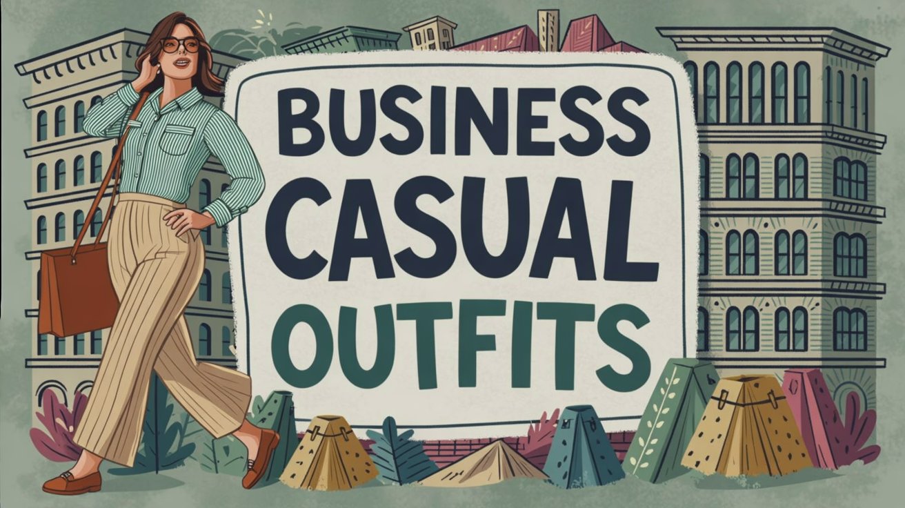 Business Casual Outfit Ideas for Women: Striped Shirt and Beige Pants Inspo for Work Events & Outdoor Networking Looks.