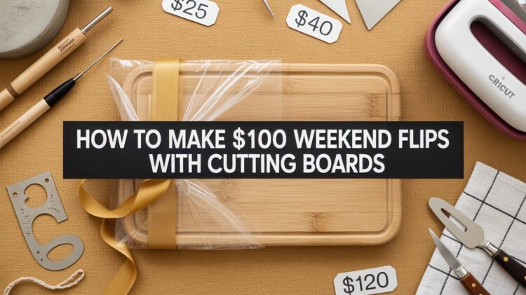 DIY Cutting Board Flipping Ideas: How to Make $100 on Weekend Wood Projects – Profitable Side Hustle Craft Tips.