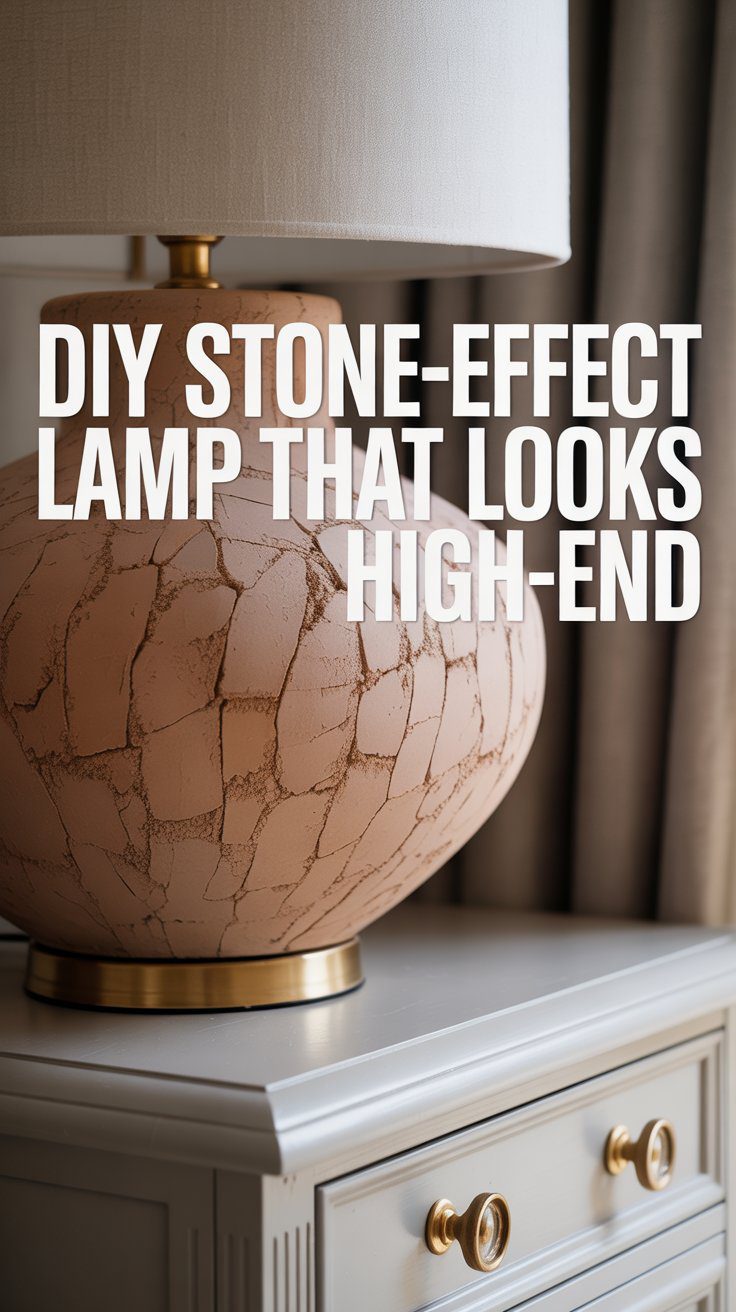 Here’s where the magic of transformation really begins — turning your thrifted base into a lamp that looks custom-built. You’re not just painting; you’re finishing a piece meant to hold light and attention. Smooth out flaws, sand down glossy spots, and build texture with chalk or stone-effect paint. Think of the finish as part of the glow — soft neutrals like ivory, sand, and terracotta help the lamp blend seamlessly into modern spaces. Once dry, it’s no longer junk — it’s the base of a $100 handmade lamp ready to wire.