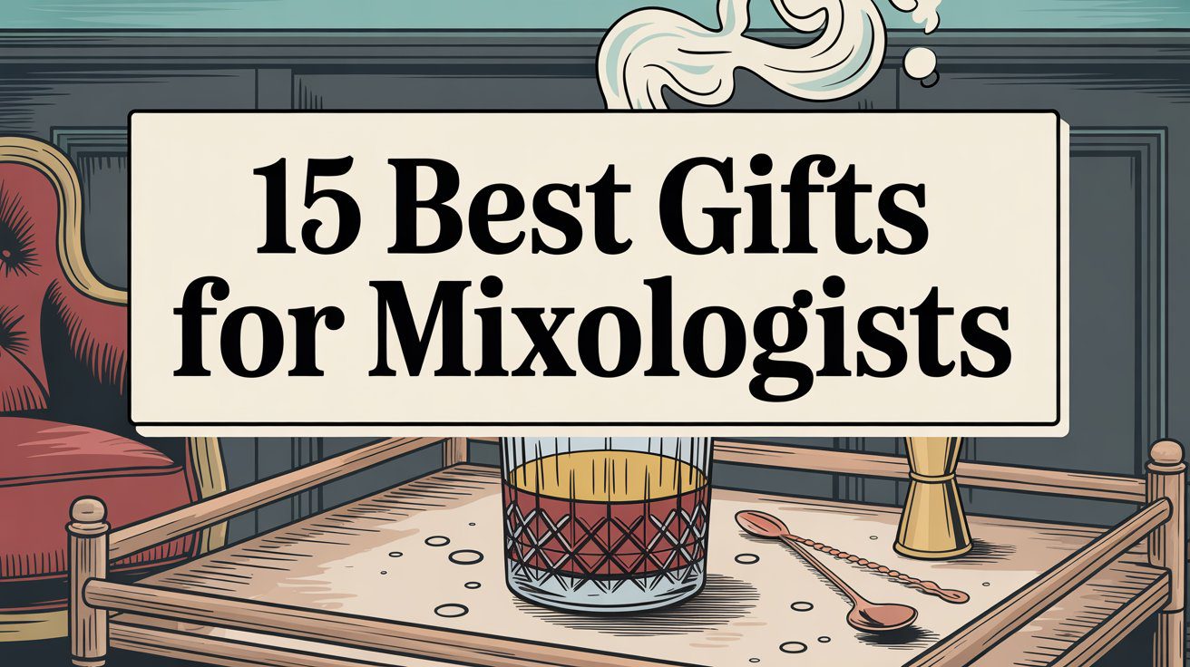 Top Gift Ideas for Cocktail Enthusiasts: Whiskey Glass, Bar Tools & Cozy Lounge Decor for Mixologists.