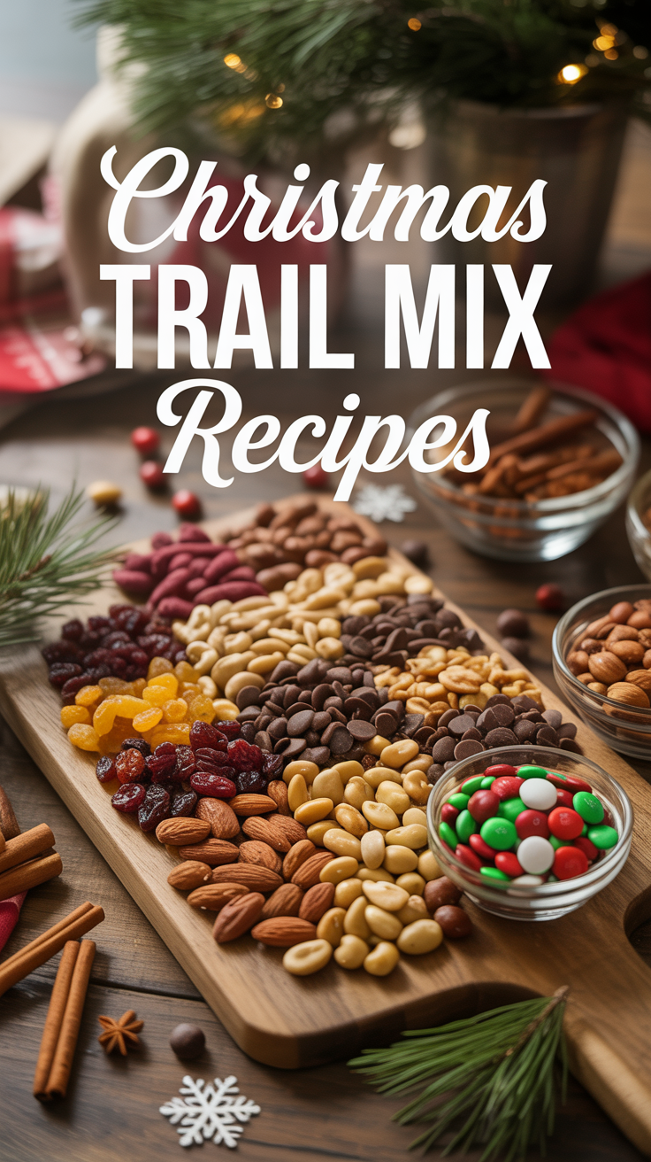 Looking for a fun, festive snack to share at your next Christmas gathering? Christmas trail mix is the perfect way to bring together sweet, salty, and crunchy treats. Whether you're hosting or just need a snack for yourself, these five recipes are both delicious and easy to make. Here's how to elevate your holiday snacking game with a few simple ingredients and a dash of holiday spirit!