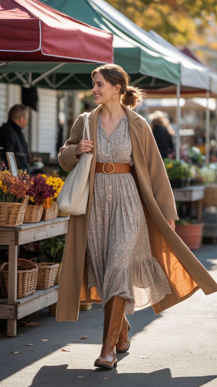 The old way of thinking was that staying warm meant piling on so many loose, unstructured pieces that your natural shape completely vanished. The result? You end up feeling bigger than you are and losing that sense of effortless grace that is so central to the entire boho aesthetic.