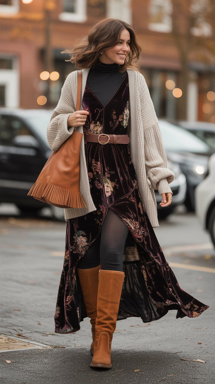 The truth is, you absolutely can and should wear your favorite dresses and skirts all winter long.  