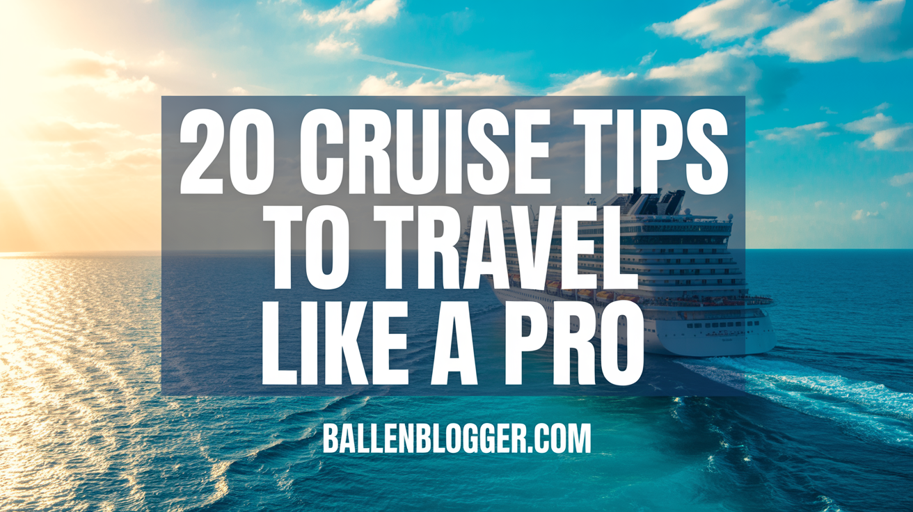 Want to make your cruise smoother, cheaper, and stress-free? These 20 pro tips will help you enjoy your vacation from the moment you book to the final day at sea. Travel smarter — no more missed ships or lost luggage. Ready to cruise like a seasoned traveler?