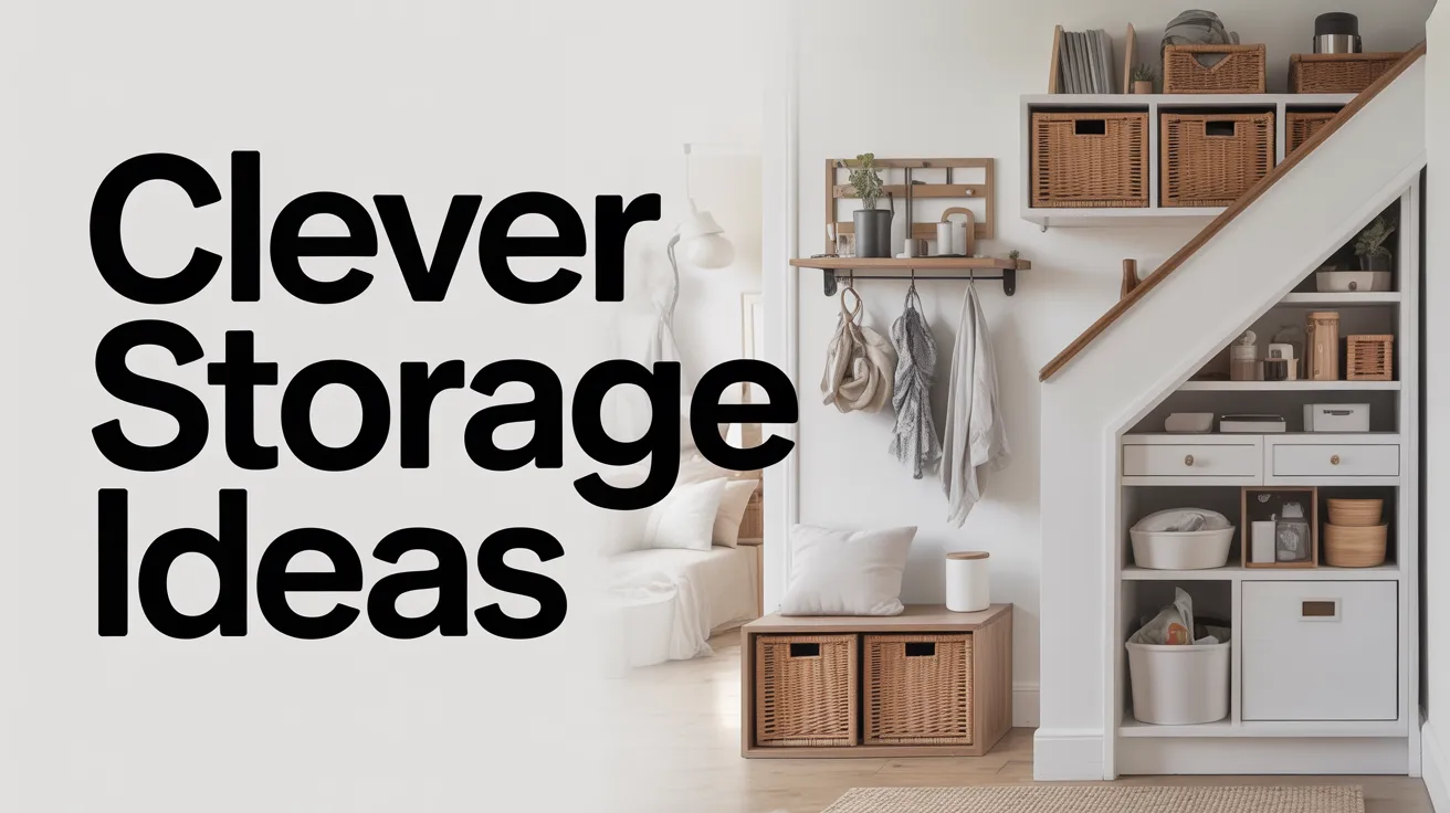 Explore smart entryway storage tips—modern baskets, hooks, shelving, and hidden under-stair fixes for a neat, bright home.
