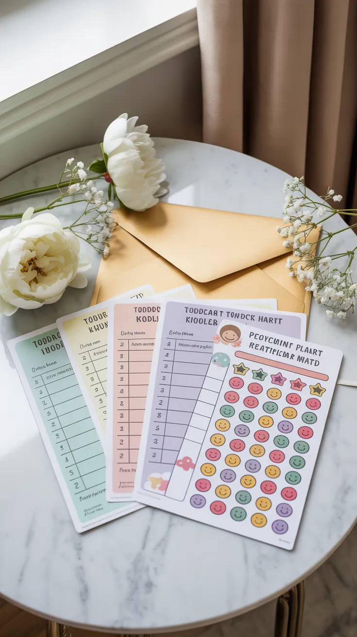 printable reward chart kit marble desk – Ballen Blogger