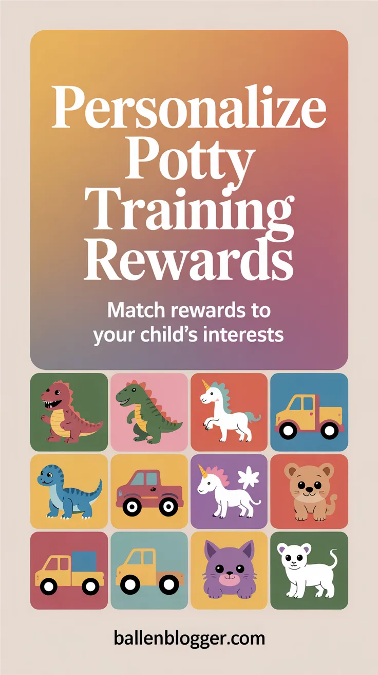 Close up of toddler hands placing a sparkly star sticker on a pastel pink potty training reward chart